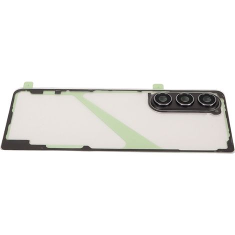 Remplacement de la vitre arrière pour Galaxy Z Fold 5 5G F946 : coque transparente avec objectif de caméra, support et kit d'outils de réparation (noir). (1/5)