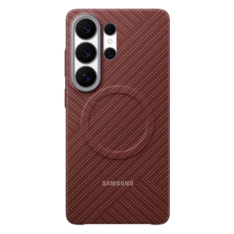 Funda magnética Ultra Carbon para Samsung S948 S26, color rojo coral intenso EF-KS948SRE