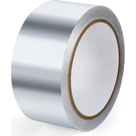 Ruban adhésif en aluminium multi-usages, ruban adhésif isolant, bande de calfeutrage résistante aux hautes températures, 5 cm x 20 m (1/5)