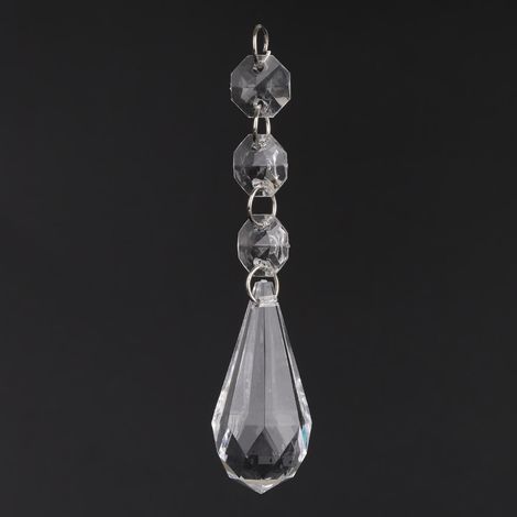 Dekorativer Anhänger aus transparentem Acryl, runde Ballonperle, dekorativer Anhänger für DIY-Bastelarbeiten, Deko-Accessoire (F) (1/5)