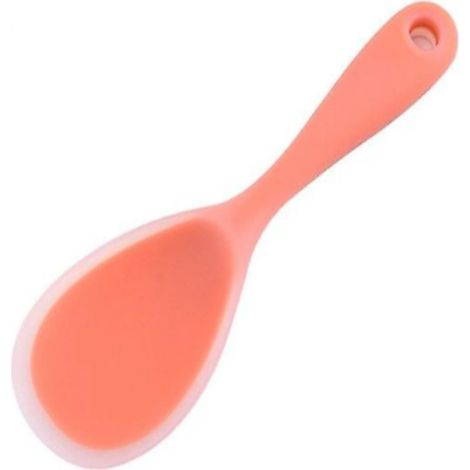 1 Cuillère à riz, ustensile de cuisine en silicone, résistant à la chaleur, sans BPA, pour poêles antiadhésives (1/5)
