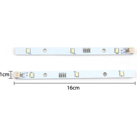 Bande lumineuse LED pour réfrigérateur Ronshen Hisense E349766 MDDZ-162A 1629348 DC12V 2W (1/5)
