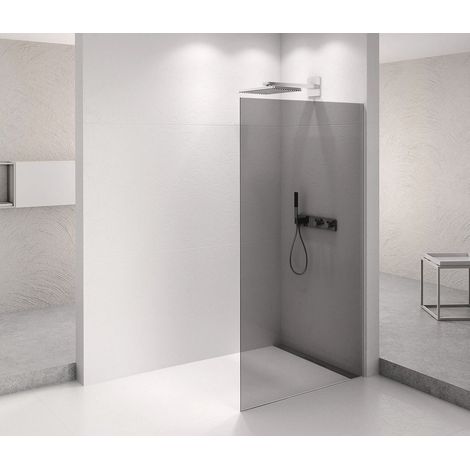 Polysan Architex - Paroi de douche Walk-In, 76x210 cm, chrome/verre cuivré AXC80SC