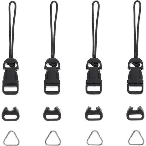 Lot de 8 boucles à dégagement rapide pour sangle d'appareil photo, connecteurs QD, crochet pour sangle d'appareil photo (1/5)