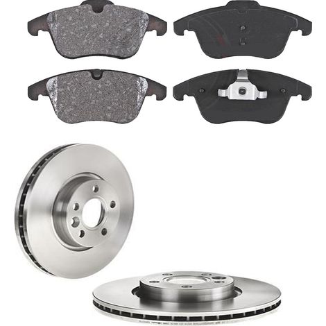 KIT FRENI ANTERIORI compatibile con VOLVO V60 I (155,157) - DISCHI + PASTIGLIE OEM: P 24 076 , P 24 077 / 17752 , 17753 , 17930 /SOSTITUZIONE DIRETTA/BASSA POLVERE/SILENZIOSO (1/5)