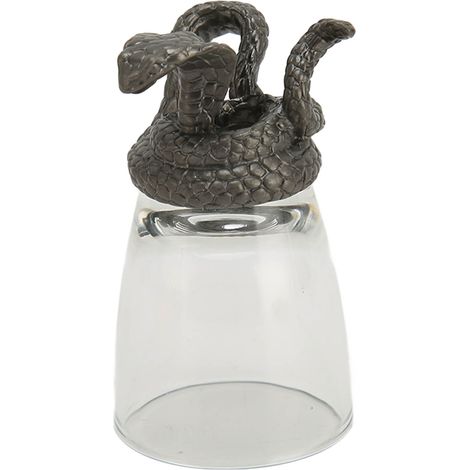 Ornement miniature en forme de verre à whisky en forme de serpent, verrerie amusante et créative, verre de punition pour jeux de société (1/5)