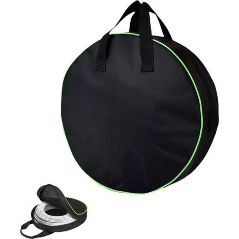 Kabelaufbewahrungstasche, Tragetasche für Ladekabel von Elektroautos für Typ-2- und Typ-1-Kabel sowie Organizer für alle Kabel und Verlängerungen (40 x 13 cm, Schwarz)