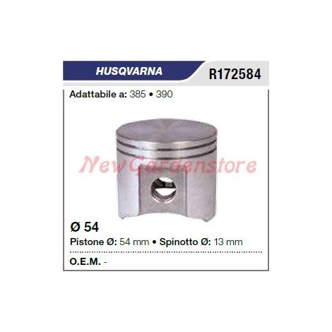 Segmentos de bulón de pistón Motosierra HUSQVARNA 385 390 172584