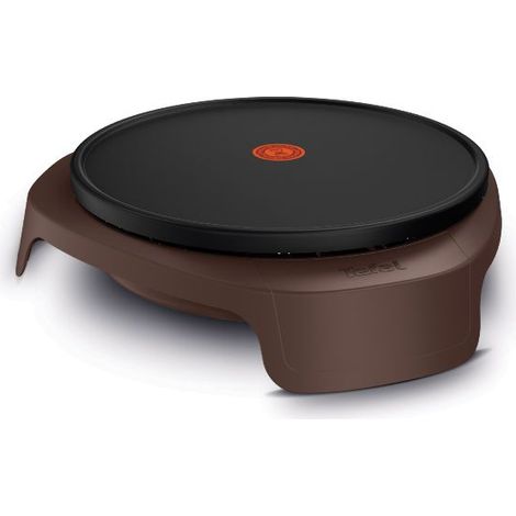 Easy Crep'party Appareil ã Crãªpes ã©lectrique - 950 W - 2 Plaques - 20 Cm + 4 Mini Crãªpes - Thermo-spot - Plaques Amovibl - G (1/4)