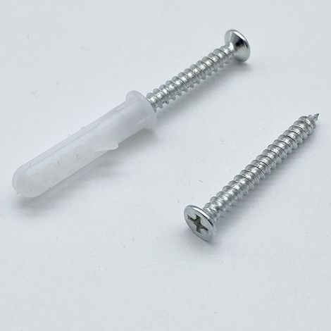 Vis à expansion à tête Phillips, clous de fixation pour cordes de tirage pour tableaux et tubes en plastique, clous décoratifs pour meubles, crochets, boulons