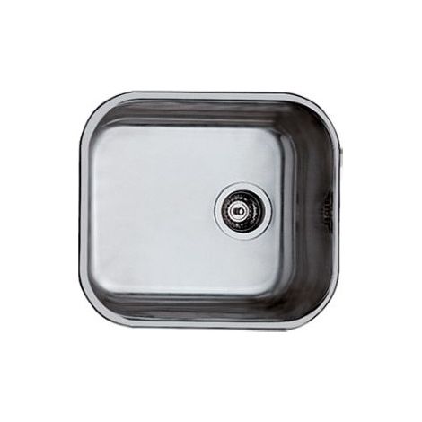 Foster 1V.45x40.ST Lavabo sobre-encimera Rectangular Acero inoxidable (1/2)