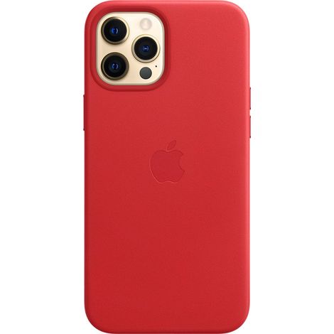 Apple Leather Case with MagSafe Red, for Apple iPhone 12 Pro Max, MHKJ3ZM/A