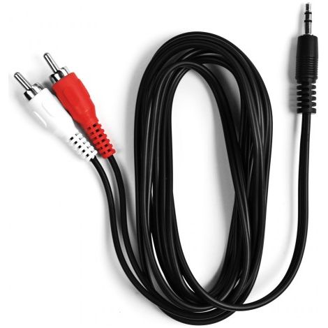 CAVO CON SPINA JACK 3,5 STEREO E 2 SPINE RCA