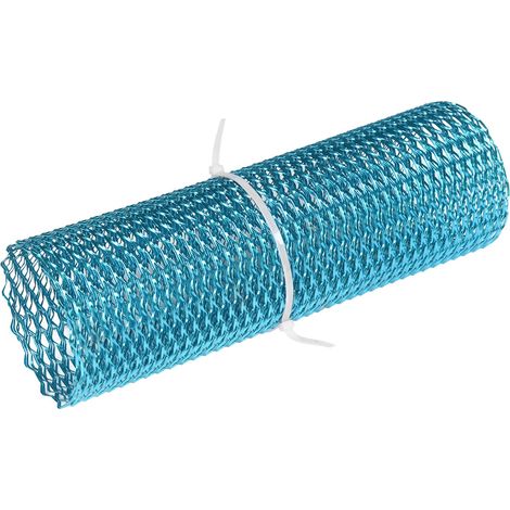 Grille de calandre avant centrale en nid d'abeille en aluminium, structure robuste, universelle pour voiture, bleu (1/5)