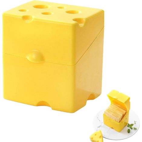 Käseaufbewahrungsbox 10,5 x 10 x 8 cm – Käsebox mit Deckel – Kleiner Käsebehälter für den Kühlschrank – BPA-frei – Käseaufbewahrungsbox (1/5)