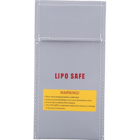 Borsa protettiva ignifuga ad alta tensione per batterie LiPo, ideale per officina. (1/5)