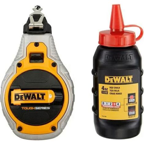 Dewalt Schlagschnur 6:1 30 m + rote Kreide
