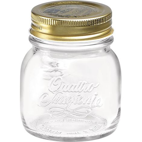 Barattolo Bormioli 4 stagioni vetro trasparente tappo alluminio 150 ml (1/5)
