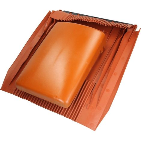 Tuile de ventilation plate universelle Klöber® Venduct DN100 rouge