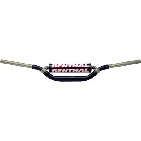 Manillar Renthal MX de 28,6 mm Twinwall 921 para Yamaha YZ/YZF 2006+ Negro con esponja