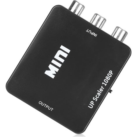 Convertisseur AV vers HDMI haute définition, adaptateur convertisseur pour équipement RCA vers HDMI (1/5)