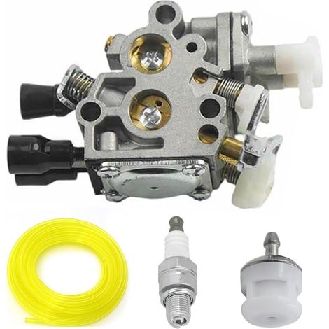 Vergaser-Komplettset für Stihl HS46 HS56 mit Zündkerze und Filter (ZAMA C1T-S195) für Heckenscherenmotoren (1/5)