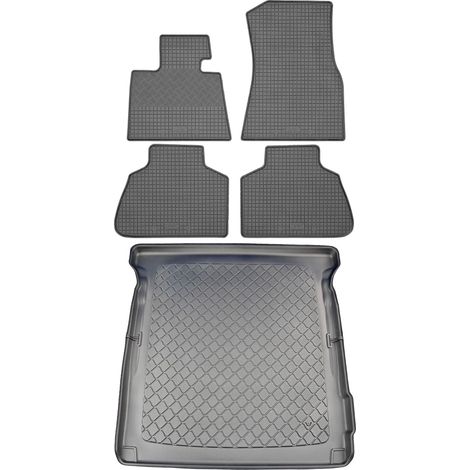 BMW X7 G07 / X7 G07 x-Drive SUV (5 porte) dal 03.2019 SET - tappetini in gomma per auto + tappetino per bagagliaio (1/5)