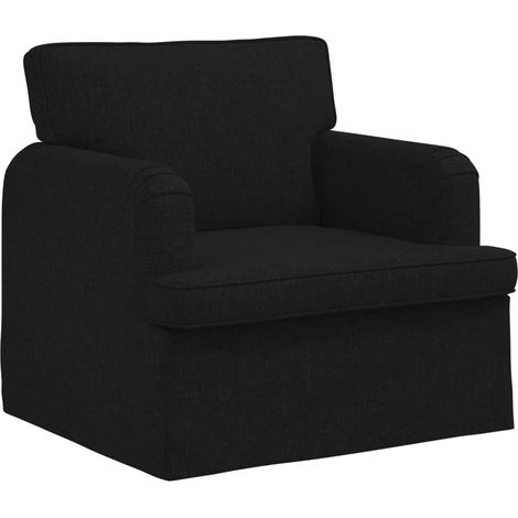 Sofa Black 84 x 80 x 85 cm Fabric vidaXL (1/5)