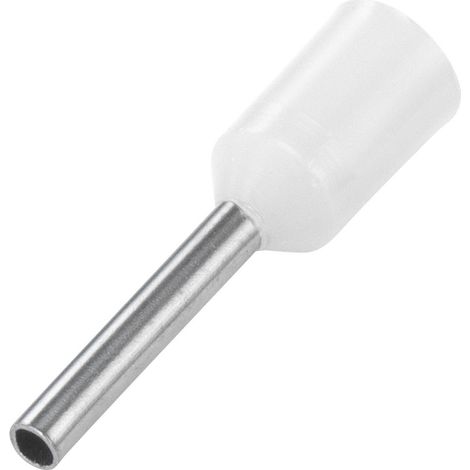 TE Connectivity 966067-2 Aderendhülse 0.5 mm² Teilisoliert Weiß 500 St. (1/5)