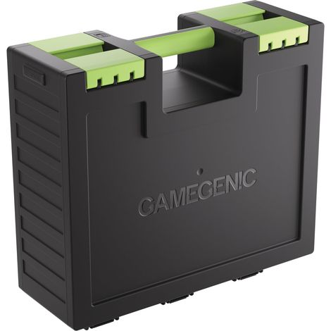 boîte de rangement transportable pour accessoires de jeux et cartes, rangement pour jeux de société avec bandoulière réglable, mallette tout-en-un (1/5)