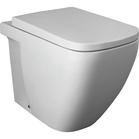 Vaso wc in ceramica con installazione a filo muro - serie caroline (1/3)