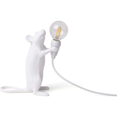 Lampada da tavolo in resina mouse lamp-step seletti r15220 (1/4)