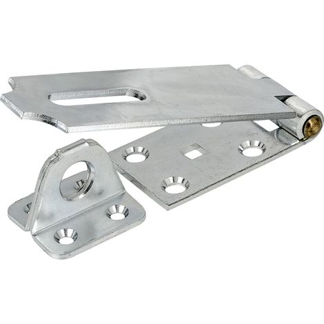 Sicherheitsüberfalle Länge 105 mm Höhe 35 mm Stahl blau verzinkt