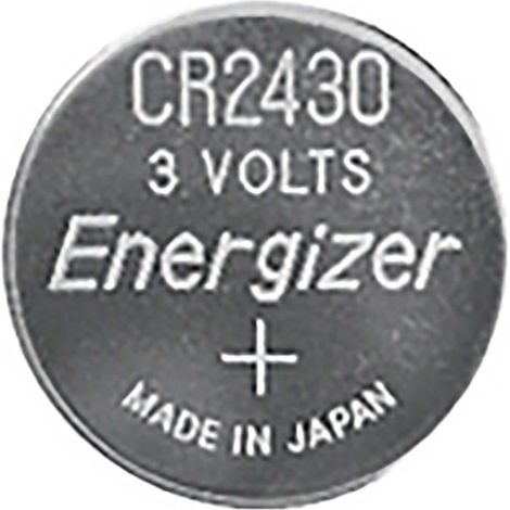 Pila de boton de litio cr2430 3 v cc 320 mah 2 blister plata