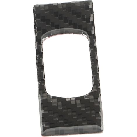 Abdeckung für Notlichtschalterknopf aus Kohlefaser, Zierleiste für den Innenraum, Ersatzteil für Corvette C6 2005-2013 (1/5)