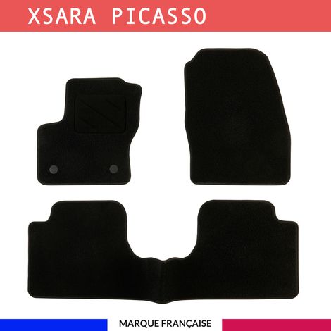 Tapis de voiture - Sur Mesure pour XSARA PICASSO (1999 - 2010) - 3 pièces - Tapis de sol antidérapant pour automobile (1/4)