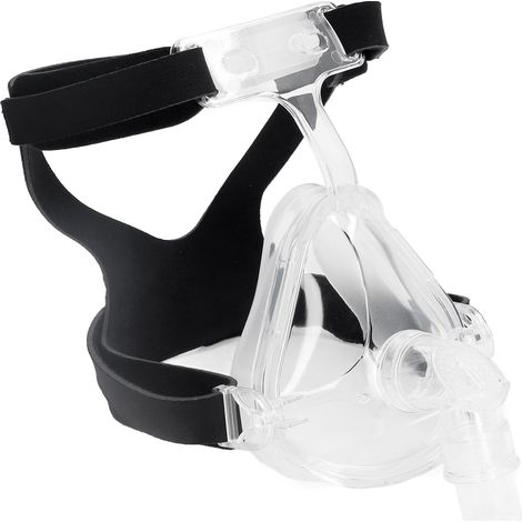 Visière de protection faciale avec ventilateur, ajustement parfait, silicone souple, remplace la protection intégrale du visage avec bandeau. (1/5)