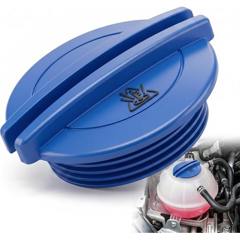 Bouchon Réservoir Liquide de Refroidissement pour VW Golf Polo Passat T5 T6 Touran Caddy Skoda Octavia Fabia Audi A1 A3 A4 A5 A6, Remplacement de Bouchon Réservoir Refroidissement Couvercle 3B0121321