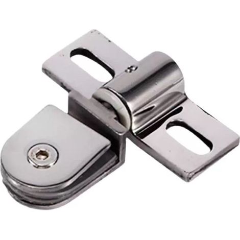 Charnières de porte de douche en acier inoxydable, pivotantes, faciles à installer et à utiliser dans la salle de bain (1/5)