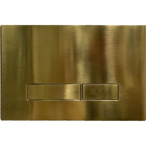 Plaque Pour Wc Suspendu Or Brosse - CRISTINA ONDYNA AC10096P