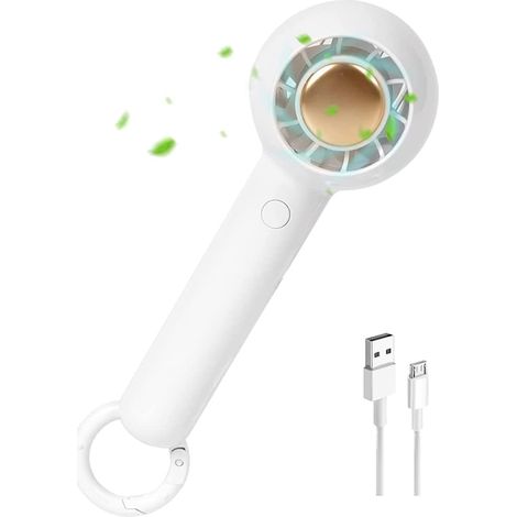 Ventilateur portable rechargeable par USB, adapté à une utilisation intérieure et extérieure (1/5)