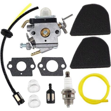 Carburateur pour débroussailleuse Husqvarna 545008097 129C 129L 129R 129LDX 129RJ 329L, filtre à air, kit de durite d'essence, bougie d'allumage-AquaForge (1/5)