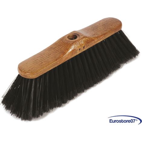 SCOPA DOMESTICA PARI NERA 	base in plastica- cm.32x7x10h.  senza manico   pz 12