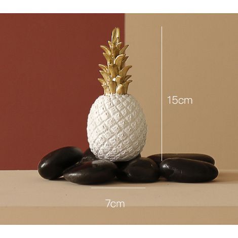 1 Ornement ananas, surface brillante, réflexion lumineuse, finition durable, pour table restaurant ou fête mariage (1/5)