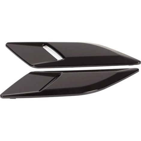 Car Engine Vent Cover Bonnet Air Outlet Decoration Fit for Sport L494 2014-2022 2PCS ABS Protective Traps ABS Snap Installation with Black (1/5)