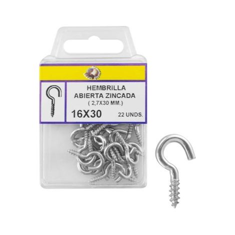 Blister con presa aperta zincata - 19x60mm, GIBALTO (1/3)