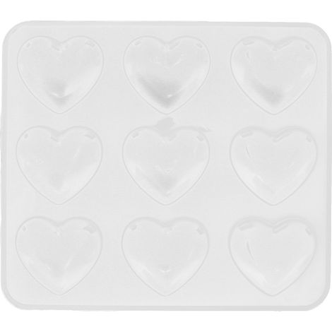 Moule à cœur 3 pièces pour pâtisserie DIY, 9 cavités pour gâteaux, ustensile de cuisine (1/5)
