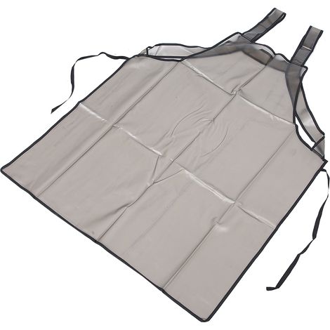 Tablier de coiffure imperméable pour salon de coiffure, cape de teinture capillaire, robe noire (1/5)