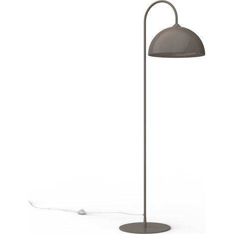 LUMICOM  CASSIS ARCO Piantana, 1XE27, max 42W, metallo, grigio tortora, D40cm H170cm