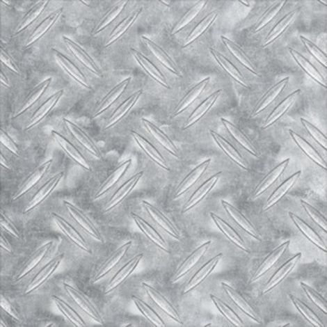 LAMIERA 37152 STRIATA ALLUMINIO 30X100X0,15 CM Q.TA 2